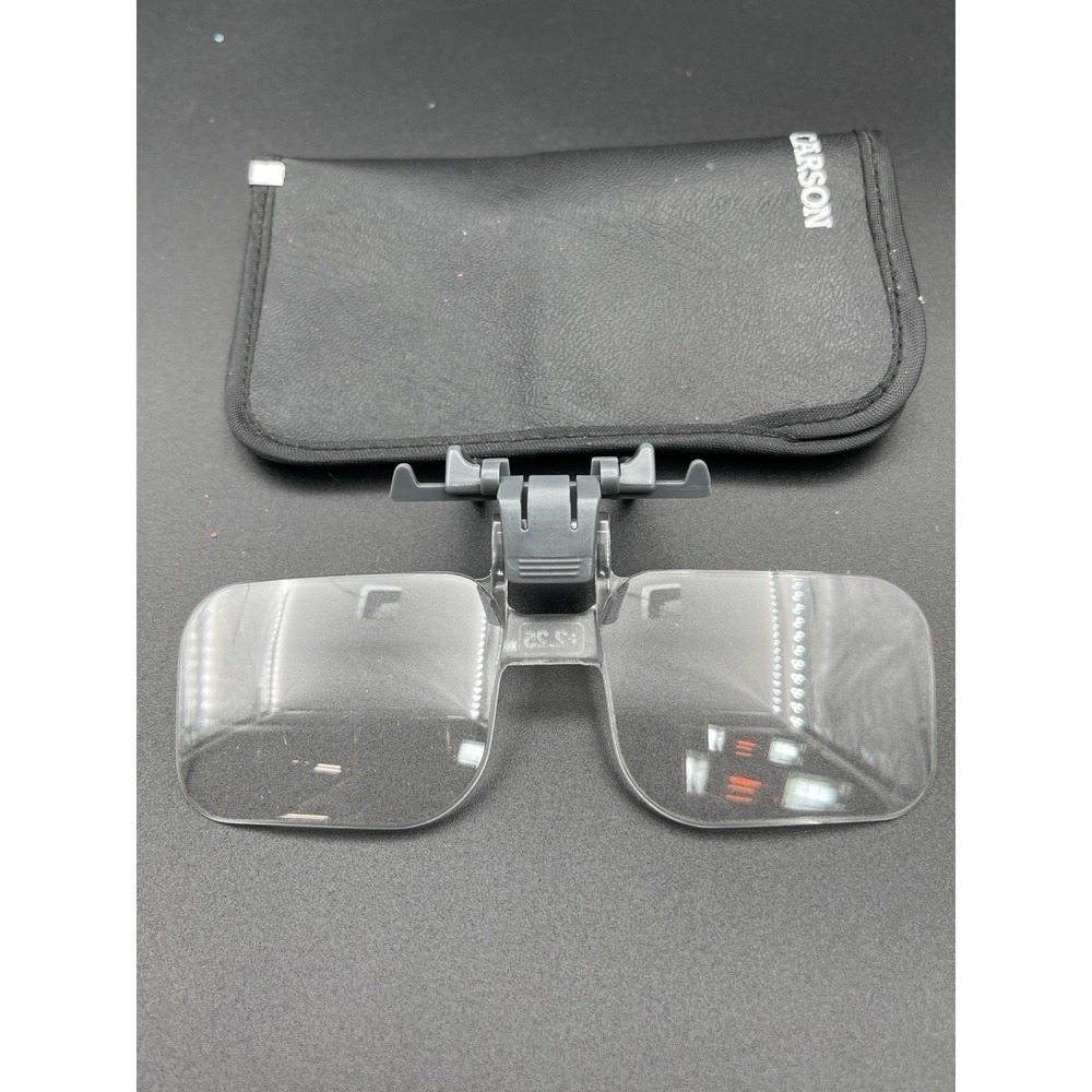 Carson Clip-On Magnifying Glasses +2.25 OTC Readers Flip Up